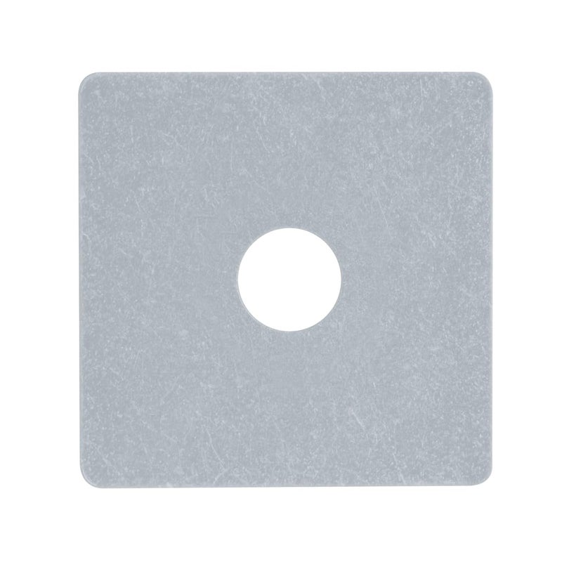 heneng 6 Pcs Square Plate Washers, 5/8" (ID) x 3" x 3", Flat Bearing Plates, 1/4" Thick - Image 3